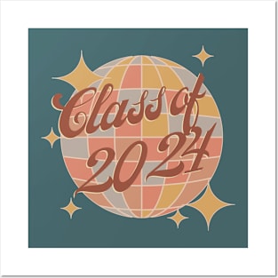 Class of 2024 seniors graduation retro vintage Posters and Art